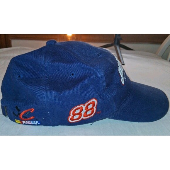 Vintage Dale Jarrett Robert Yates Racing #88 Nascar Hat Cap Blue Adult Strapback - Picture 3 of 6